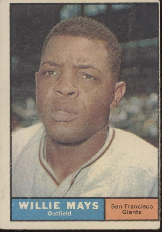 Willie Mays 1961 Topps #150 San Francisco Giants GD - Collector Store LLC