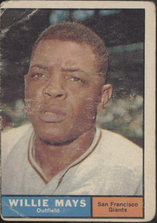 Willie Mays 1961 Topps #150 San Francisco Giants PR #3 - Collector Store LLC