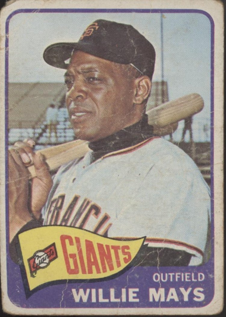 Willie Mays 1965 Topps #250 San Francisco Giants PR - Collector Store LLC