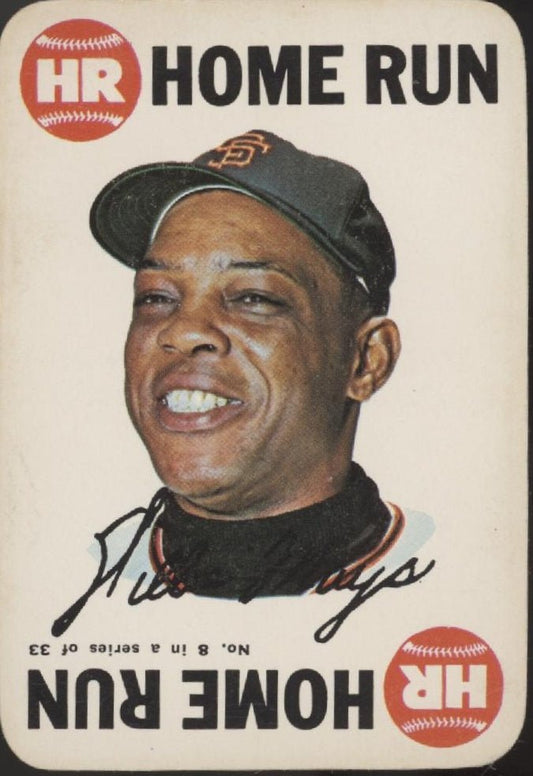 Willie Mays 1968 Topps Game #8 San Francisco Giants VG - Collector Store LLC