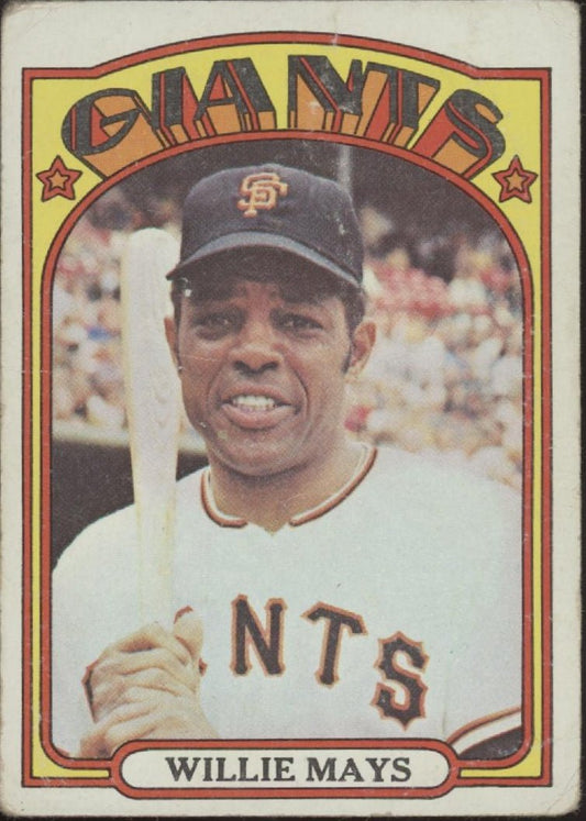 Willie Mays 1972 Topps #49 San Francisco Giants VG #1 - Collector Store LLC