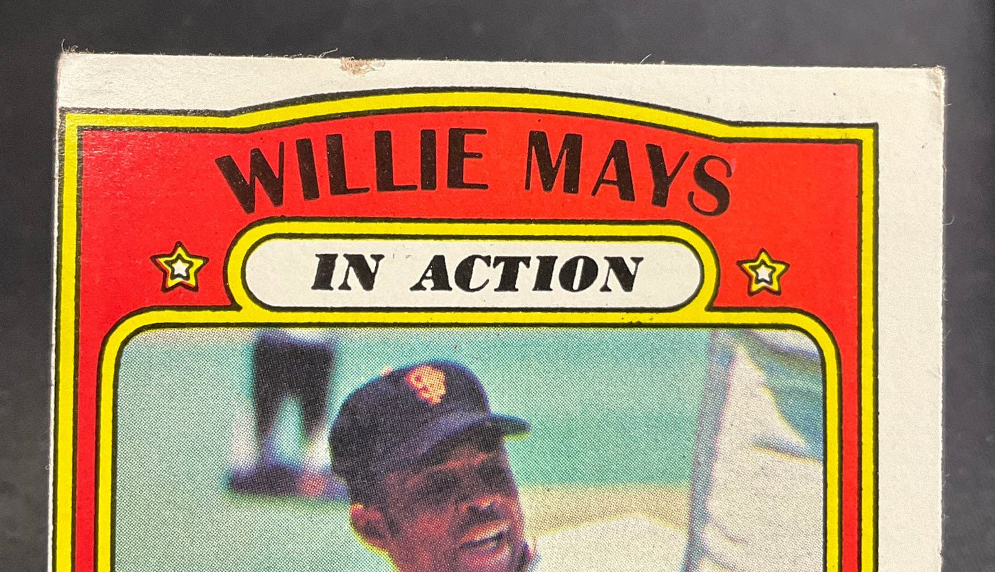 Willie Mays 1972 Topps In Action #50 VG - EX #1 - Collector Store LLC