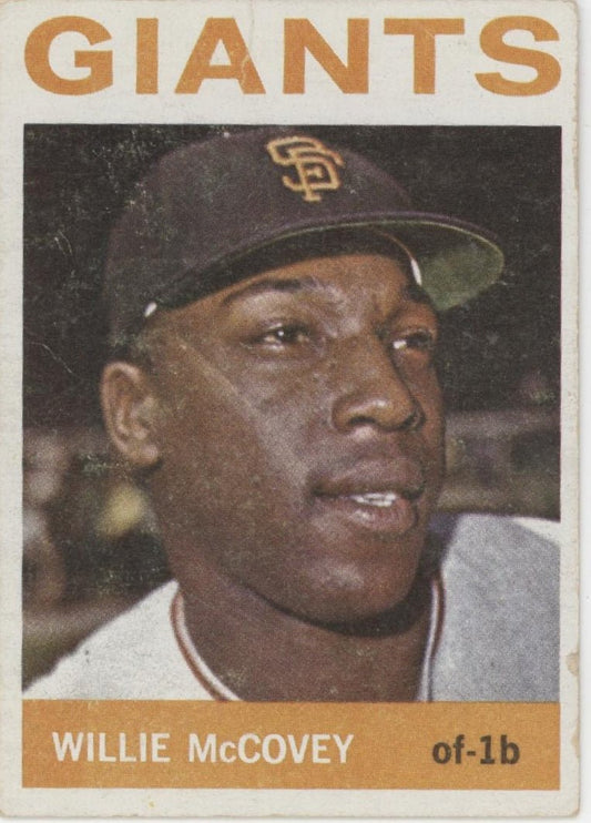 Willie McCovey 1964 Topps 350 San Francisco Giants VG - Collector Store LLC