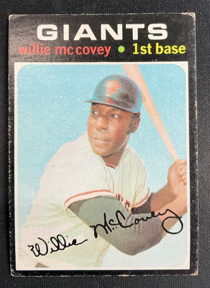 Willie McCovey 1971 Topps #50 San Francisco Giants VG - Collector Store LLC