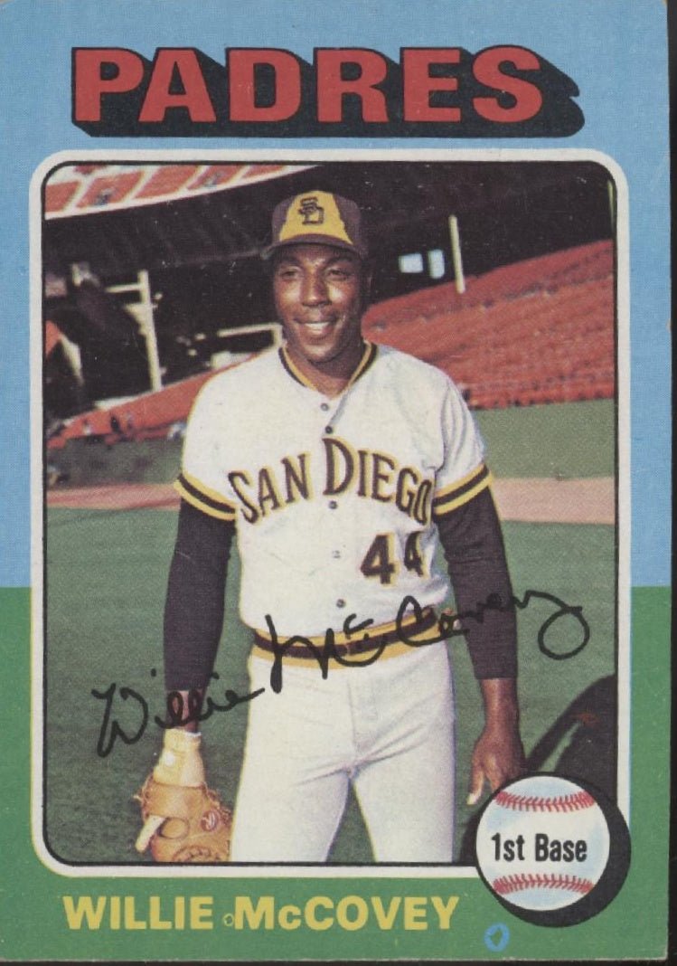 Willie McCovey 1975 Topps #450 San Diego Padres VG - EX - Collector Store LLC