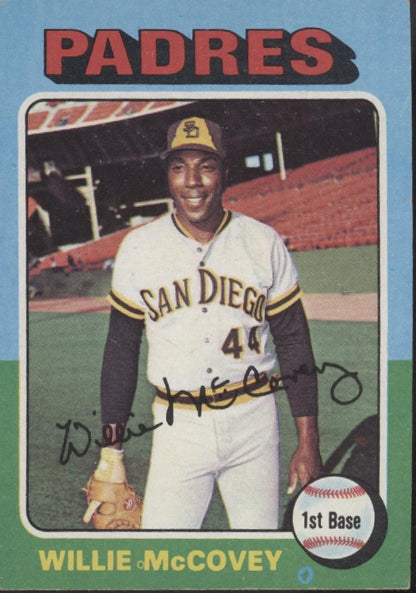 Willie McCovey 1975 Topps #450 San Diego Padres VG - EX - Collector Store LLC