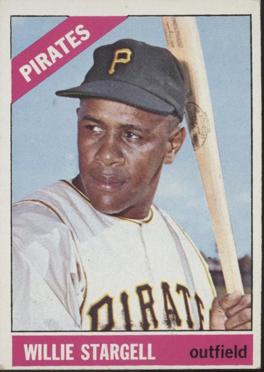 Willie Stargell 1966 Topps #255 Pittsburgh Pirates VG - Collector Store LLC
