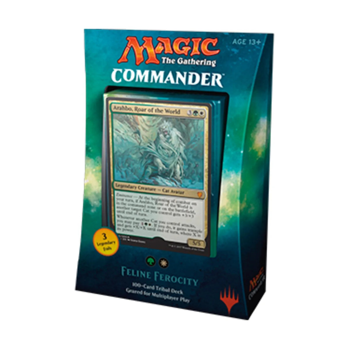 Magic the Gathering: Commander 2017 Feline Ferocity Commander Deck