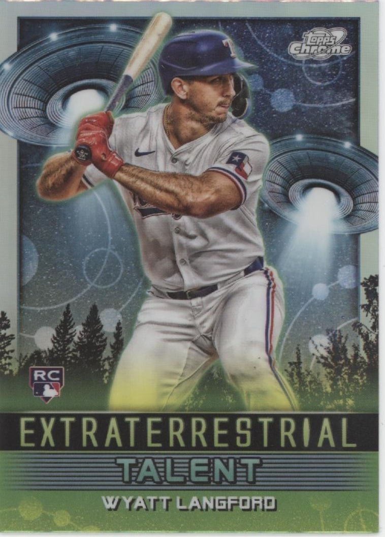 Wyatt Langford 2024 Topps Cosmic Chrome Extraterrestrial Talent Refrac