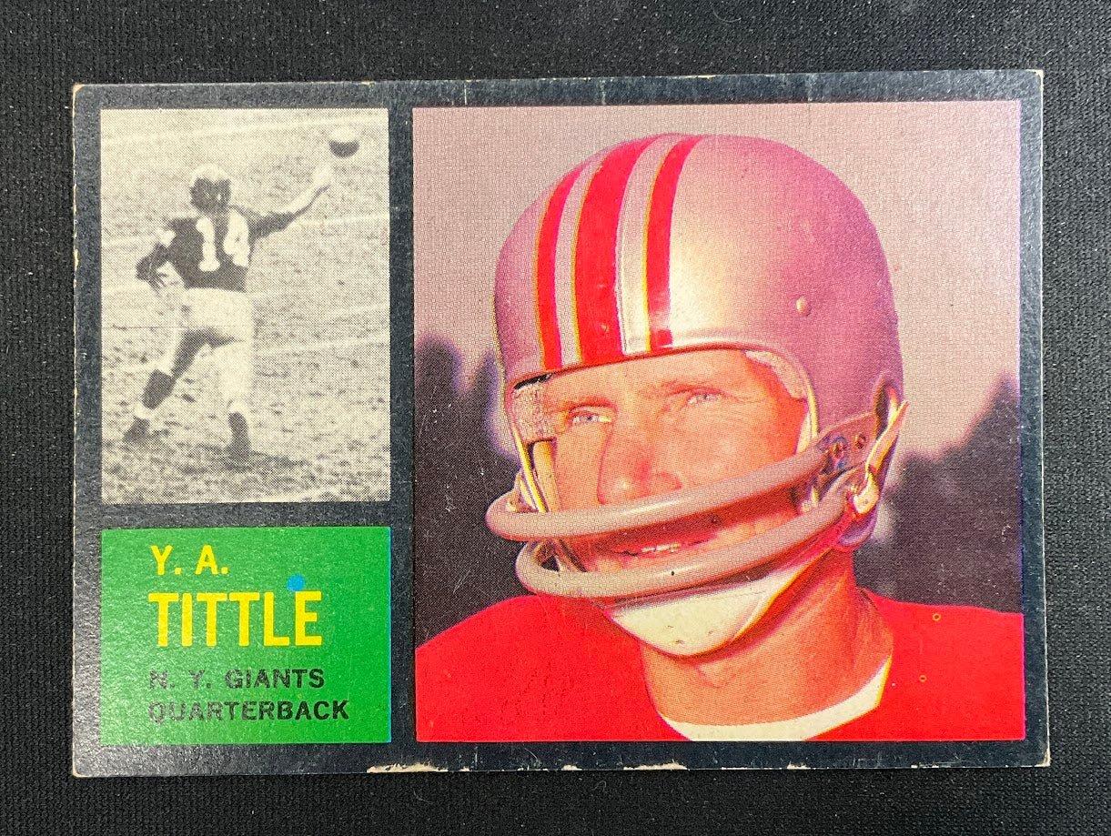 YA Tittle 1962 Topps #102 New York Giants VG - EX #1 - Collector Store LLC