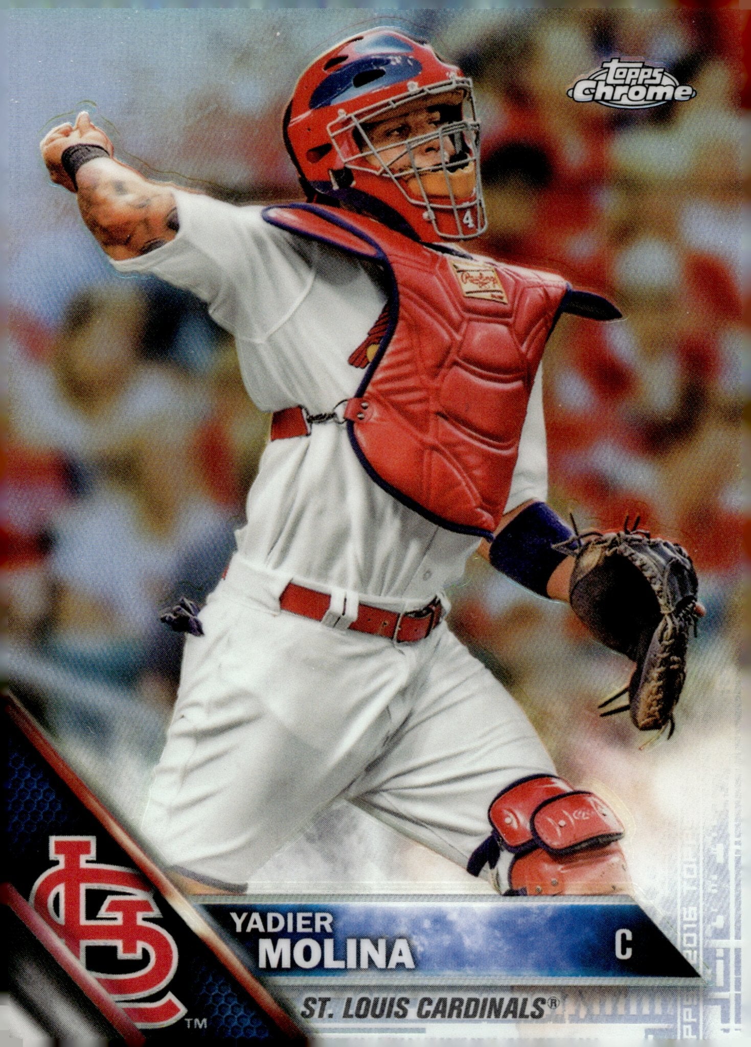 Yadier Molina 2016 Topps Chrome Refractor #152 - Collector Store LLC