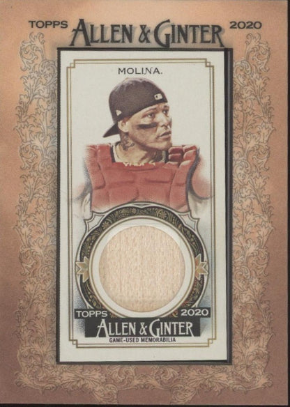 Yadier Molina 2020 Topps Allen & Ginter Mini Framed Bat Relic #MFR - YM - Collector Store LLC