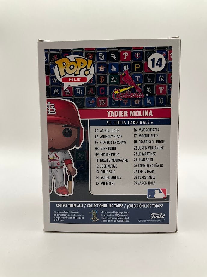 Yadier Molina Funko Pop! St. Louis Cardinals #14 - Collector Store LLC