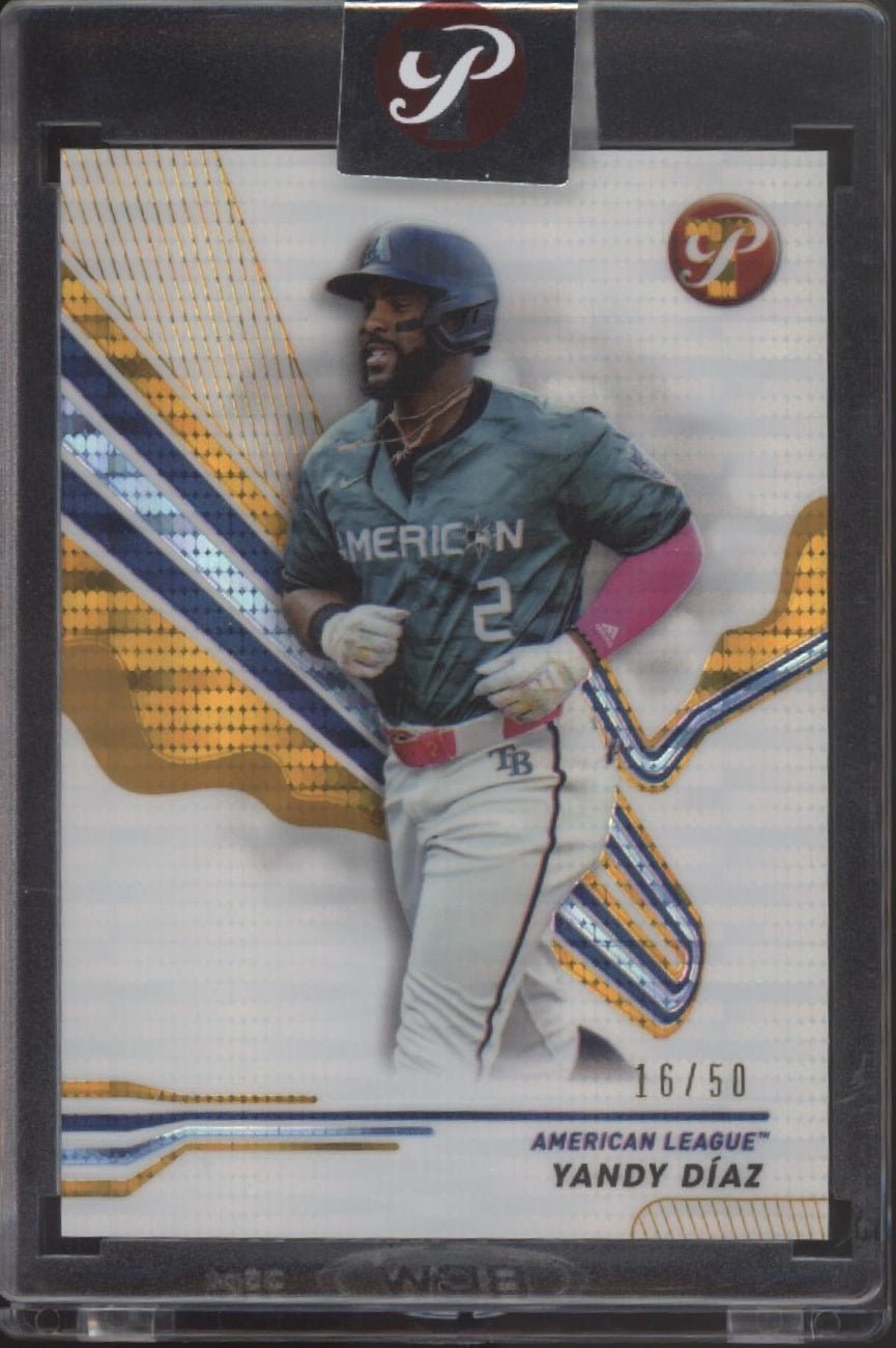 Yandy Diaz 2024 Topps Pristine Gold Pulsar Refractor 16/50 #272 - Collector Store LLC