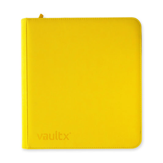 Vaultx 12-Pocket Exo-Tec XL Zip Binder - Sunrise Yellow