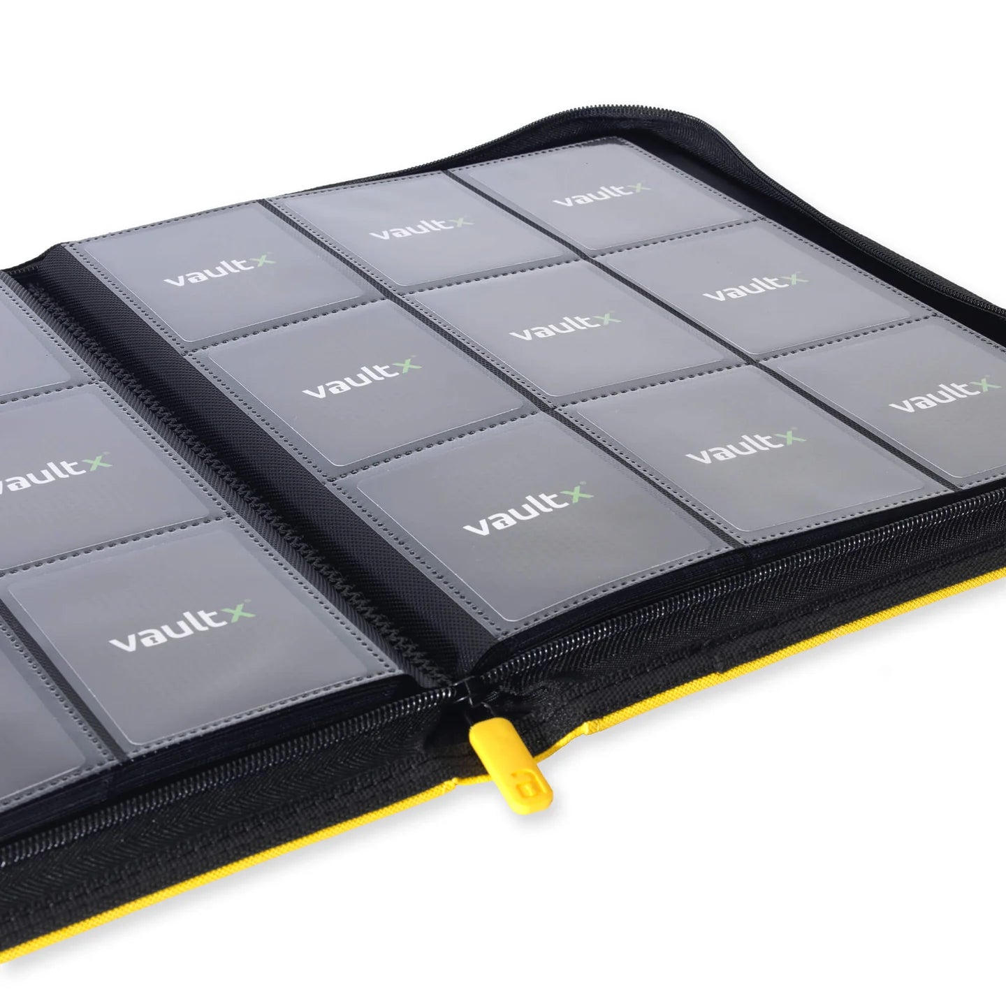 Vaultx 9-Pocket Exo-Tec Zip Binder - Sunrise Yellow