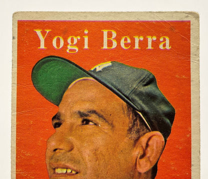 Yogi Berra 1958 Topps #370 New York Yankees PR - Collector Store LLC