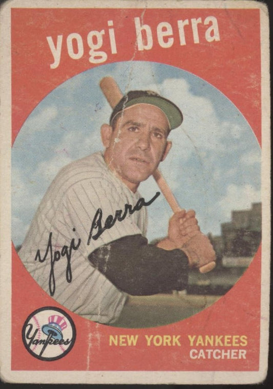 Yogi Berra 1959 Topps #180 New York Yankees PR - Collector Store LLC