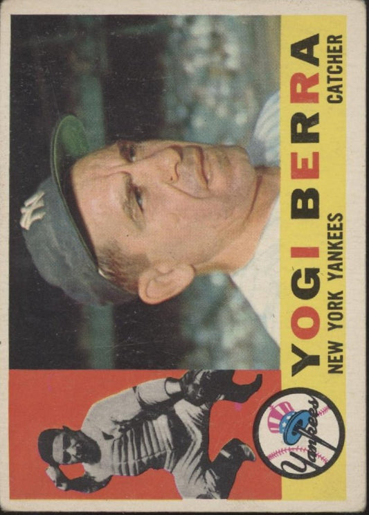 Yogi Berra 1960 Topps #480 New York Yankees VG - Collector Store LLC