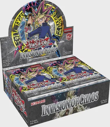 Yu - Gi - Oh! 25th Anniversary: Invasion of Chaos Booster Box - Collector Store LLC