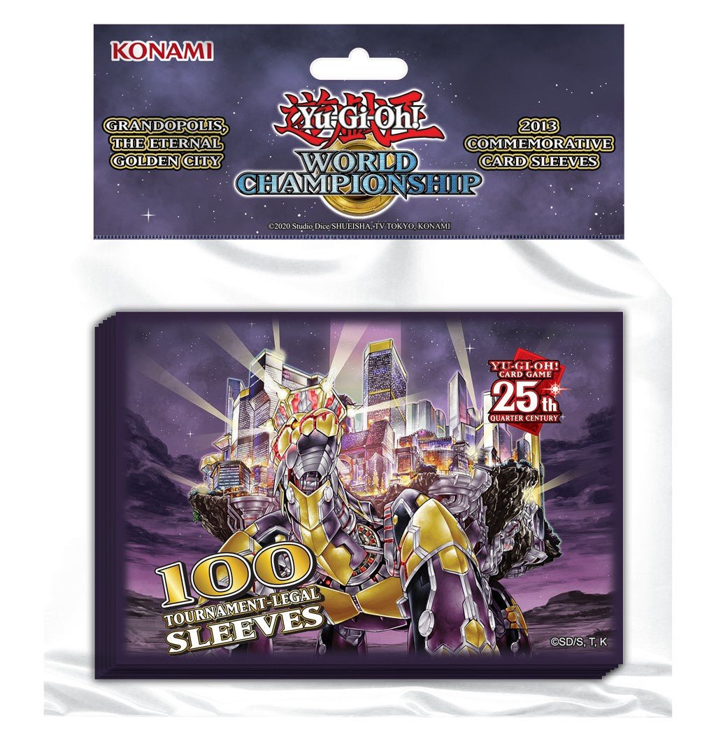 Yu - Gi - Oh!: Grandopolis, The Eternal Golden City 2013 World Championship Commemorative Sleeves - Collector Store LLC