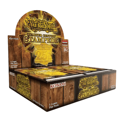 Yu - Gi - Oh!: Quarter Century Stampede Booster Box - Collector Store LLC