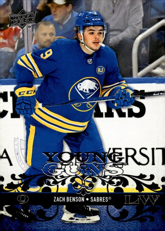 Zach Benson 2023 - 24 Upper Deck Extended Series Young Guns RC #T - 29 - Collector Store LLC