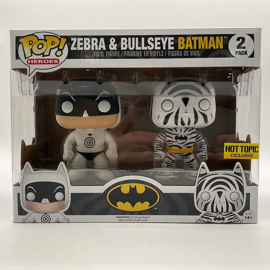 Zebra & Bullseye Batman Funko Pop! Heroes 2 Pack Hot Topic Exclusive - Collector Store LLC