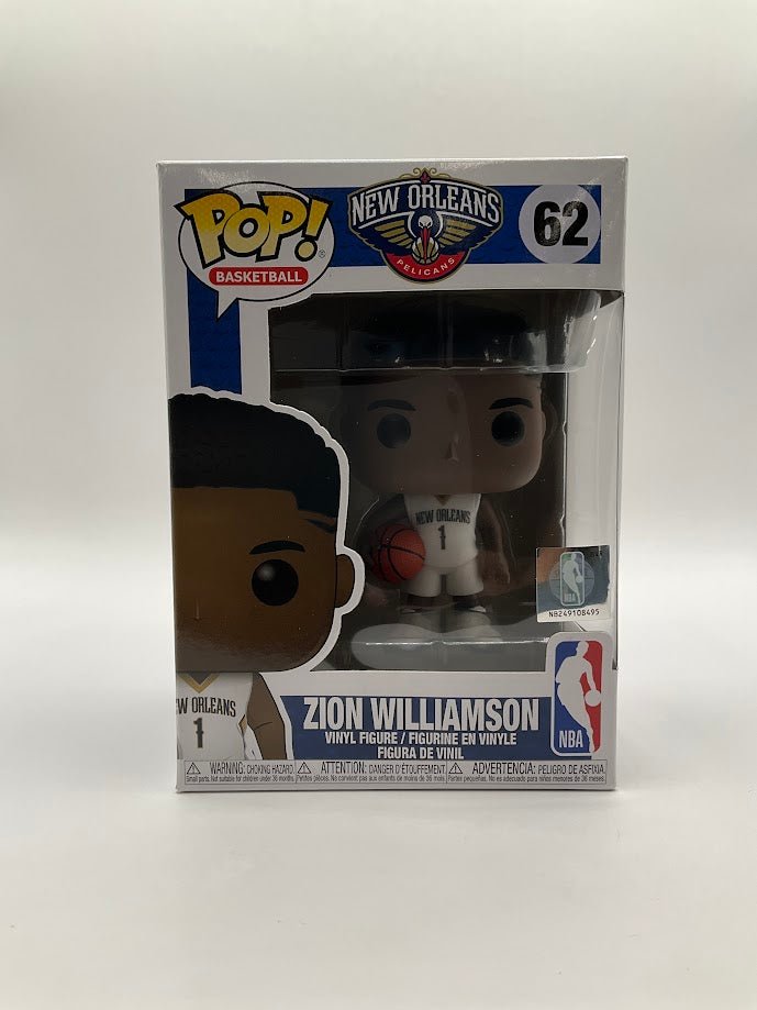 Zion Williamson Funko Pop! New Orleans Pelicans #62 - Collector Store LLC