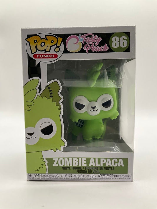 Zombie Alpaca (Green) Funko Pop! Tasty Peach #86 - Collector Store LLC