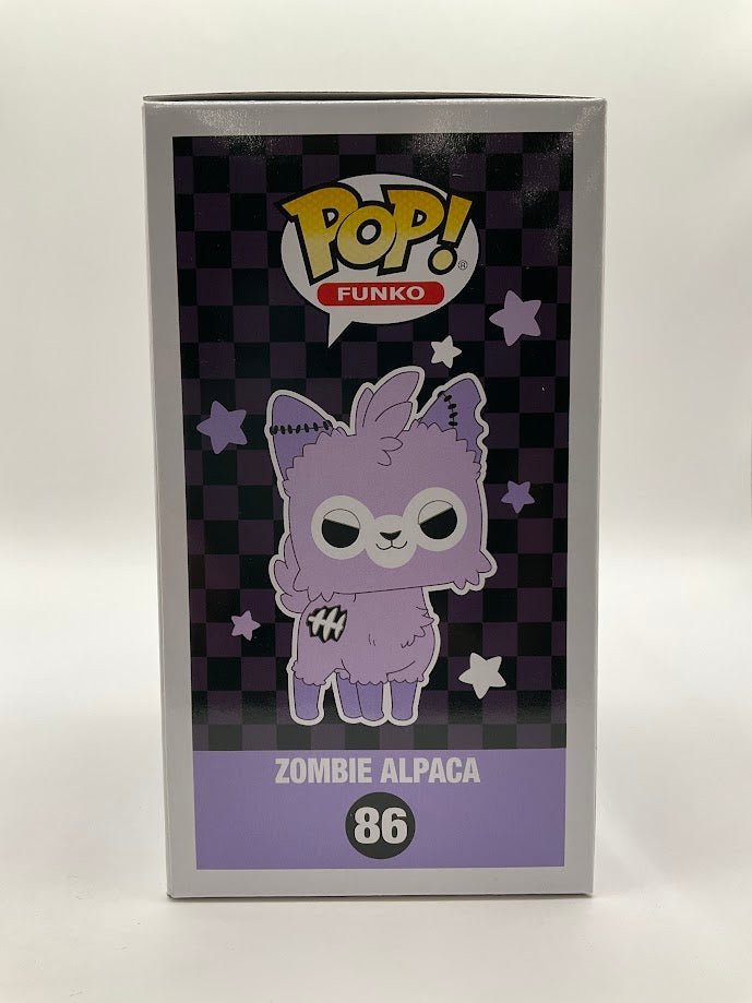 Zombie Alpaca (Purple) Funko Pop! Tasty Peach #86 Flocked Hot Topic Exclusive - Collector Store LLC