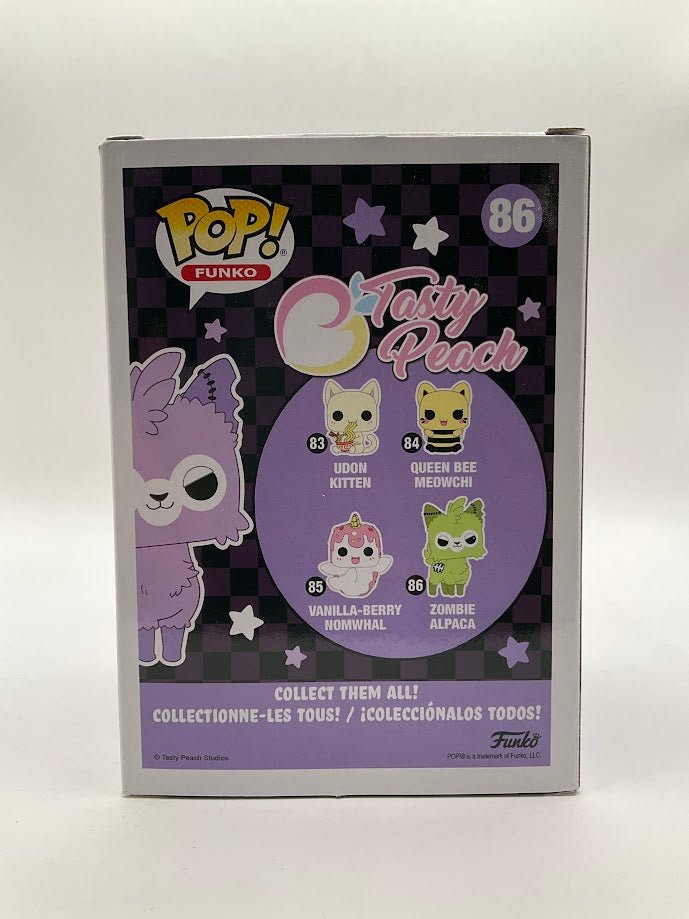 Zombie Alpaca (Purple) Funko Pop! Tasty Peach #86 Flocked Hot Topic Exclusive - Collector Store LLC