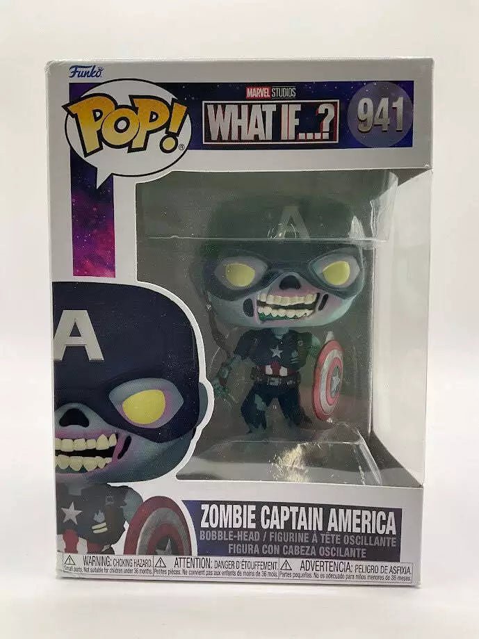 Zombie Captain America Funko Pop! What If...? #941 - Collector Store LLC